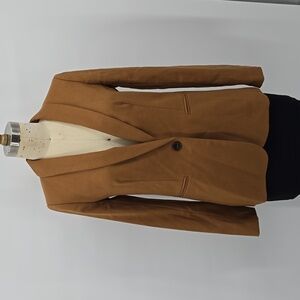 J. Crew Parke blazer in wool flannel Camel  Brown Color  Size 0